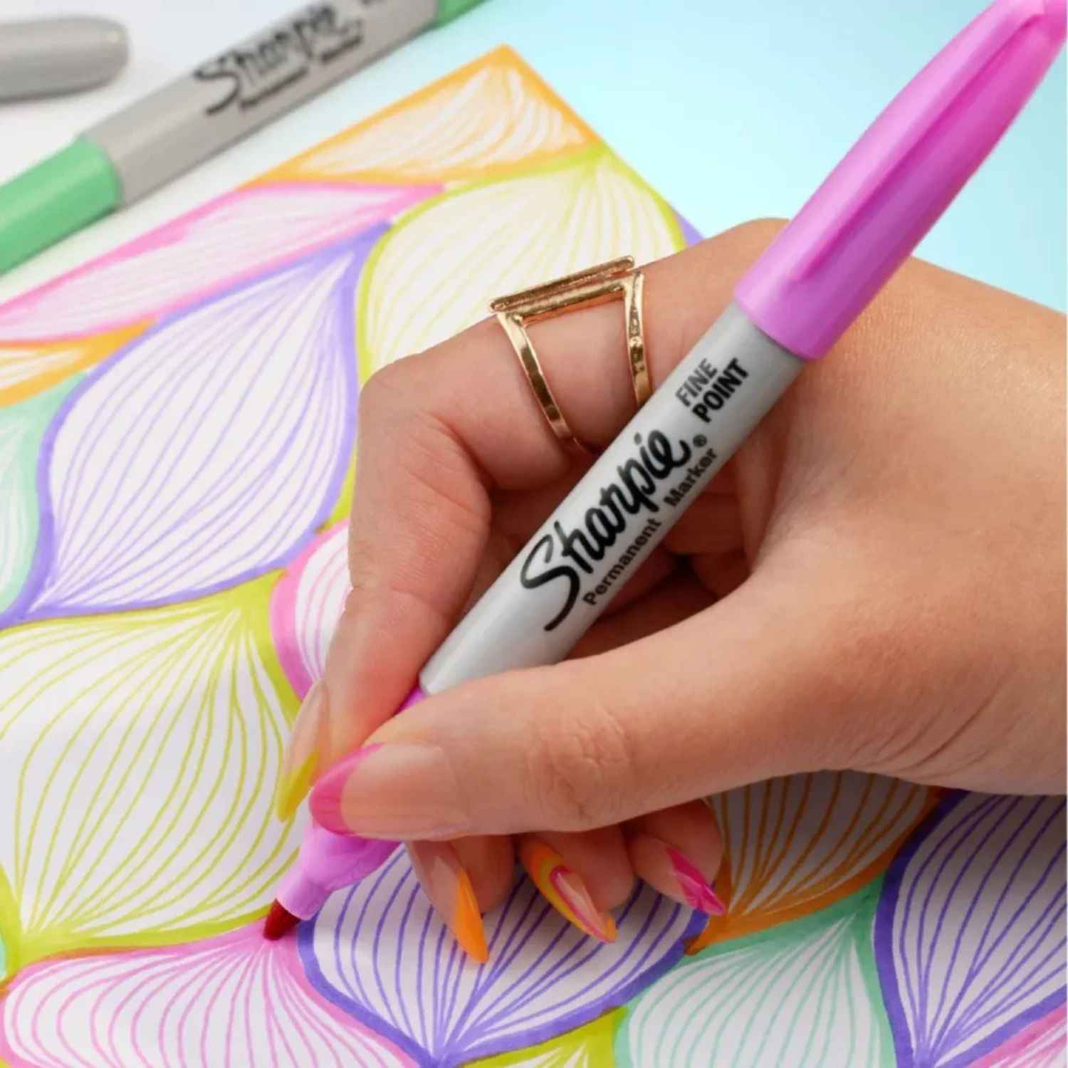 Marcadores Sharpie Glam Pop x30 - punta fina - Imagen 6