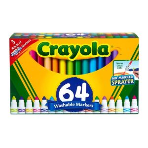 marcadores lavables crayola