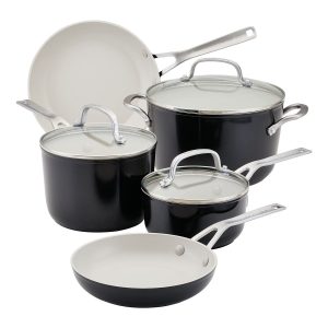 13175-01 juego de ollas kitchenaid 8 piezas negro