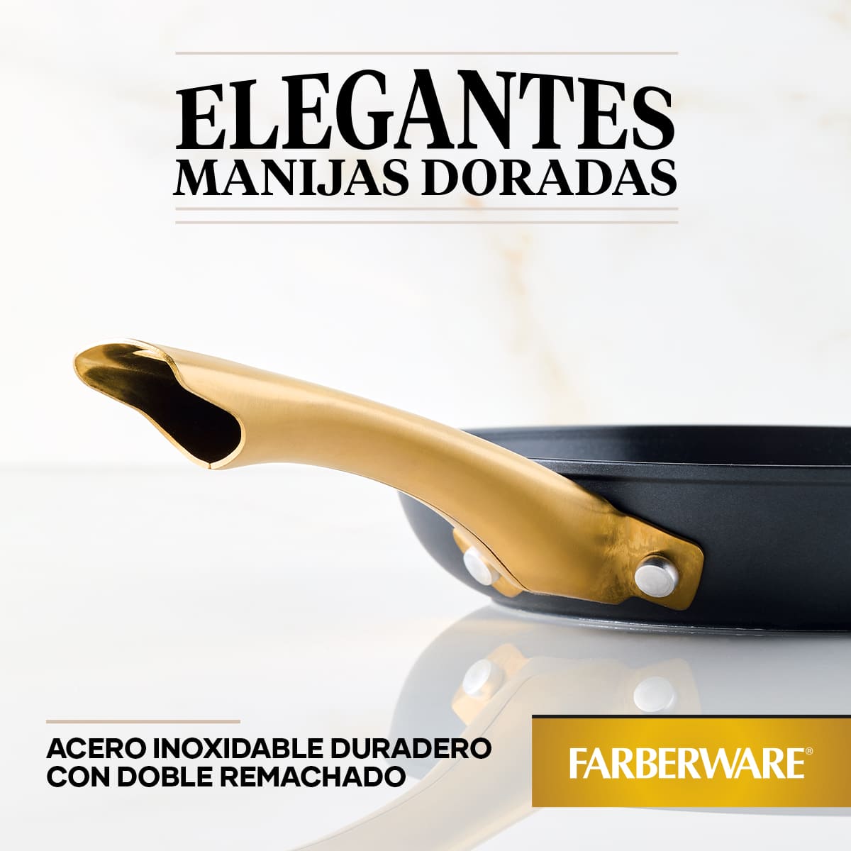 Sartén Farberware 25 cm antiadherente cerámico de aluminio forjado - inducción - Imagen 7