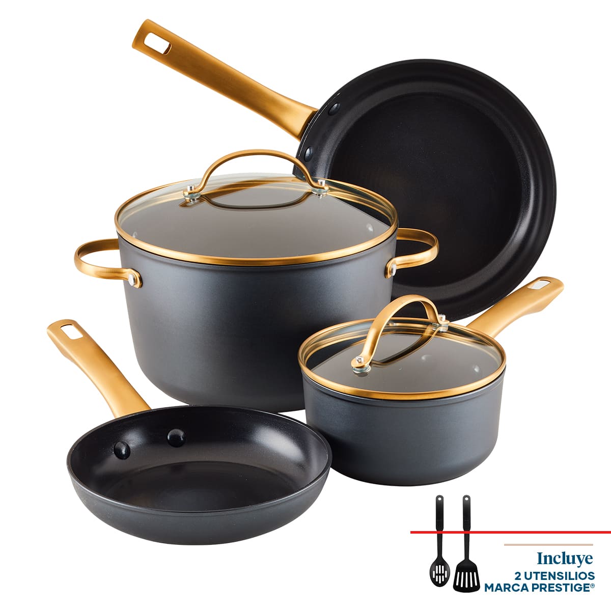 juego de ollas farberware 8 piezas