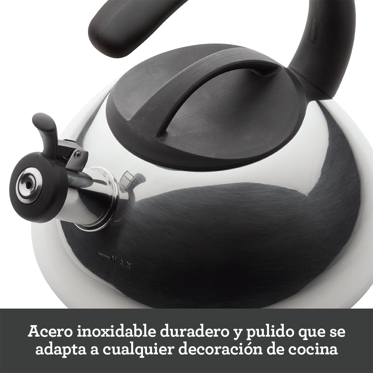 Tetera Farberware con silbido 2.1 L de acero inoxidable - inducción - Imagen 4