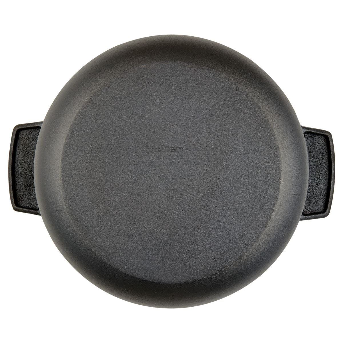 Olla KitchenAid tipo horno holandés negro de 5.7 L de hierro fundido esmaltado - Imagen 4