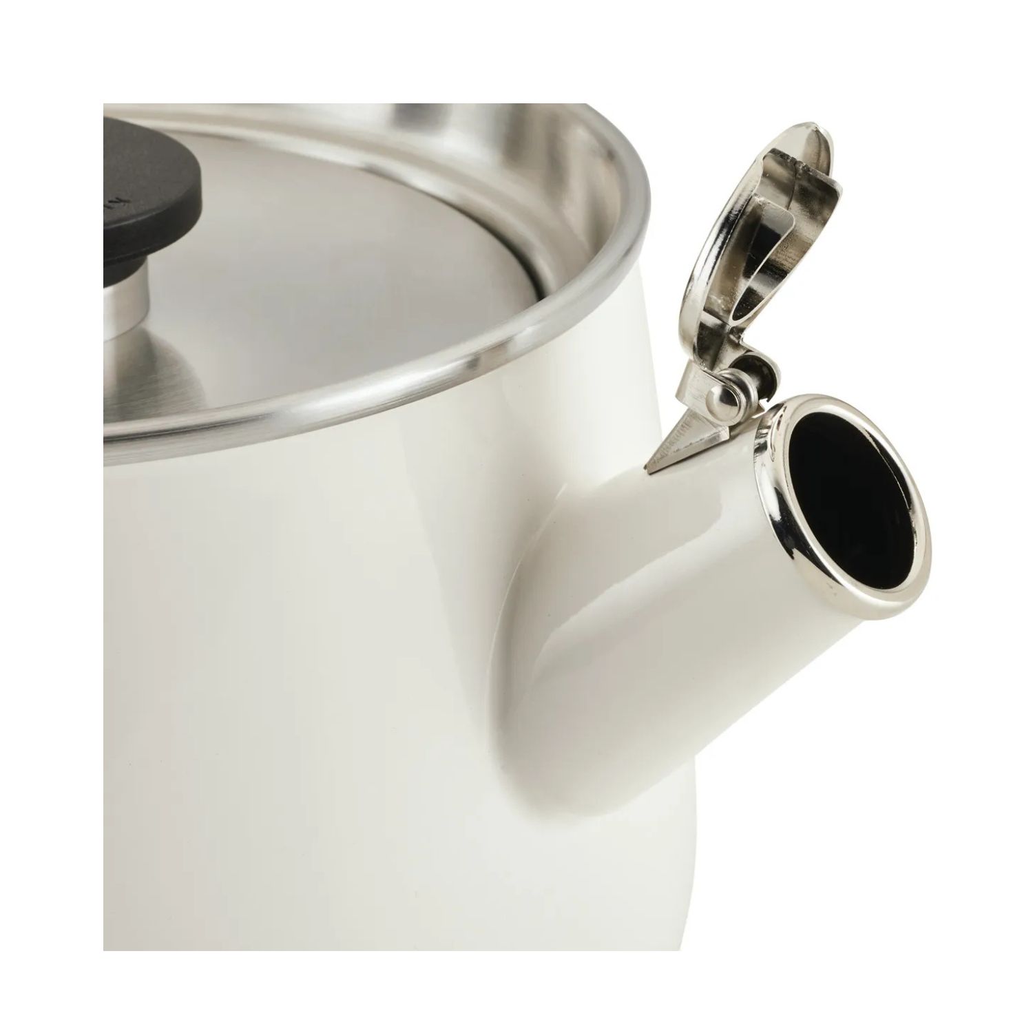 Tetera KitchenAid 1.9 L blanco de acero inoxidable para cocinas de inducción - Imagen 4