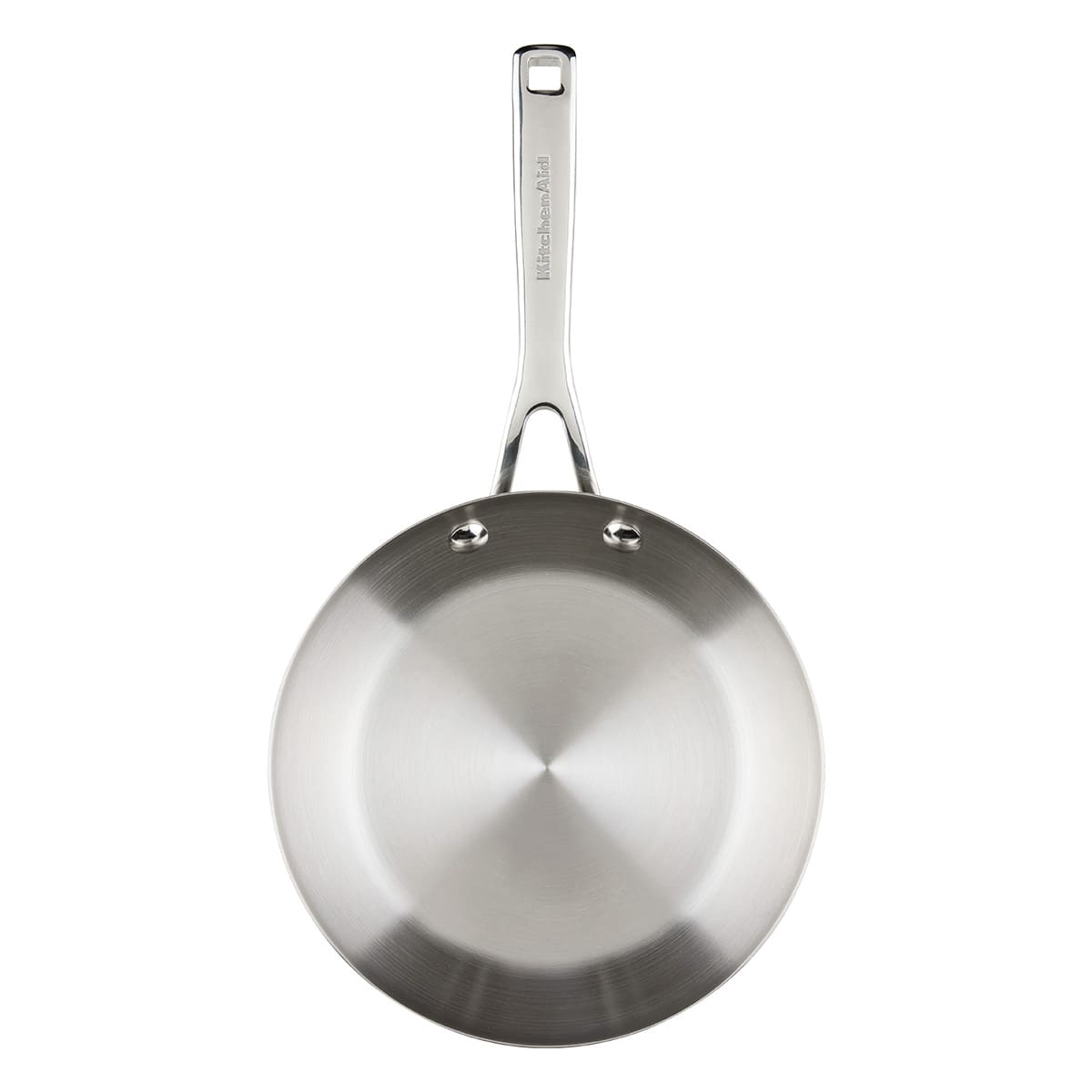 Set de sartenes KitchenAid 20 y 24 cm - acero inoxidable de 3 capas, inducción - Imagen 2