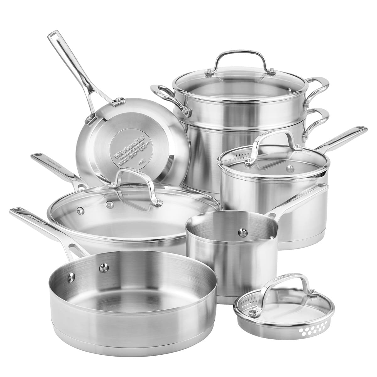 juego de ollas kitchenaid 11 piezas