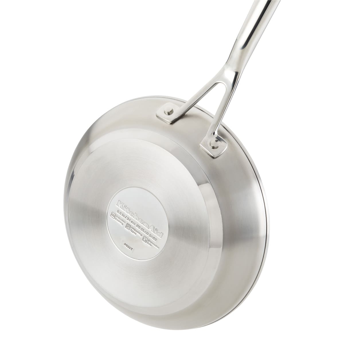 Juego de ollas KitchenAid 11 piezas 3 Ply - placa de inducción y acero inoxidable - Imagen 2