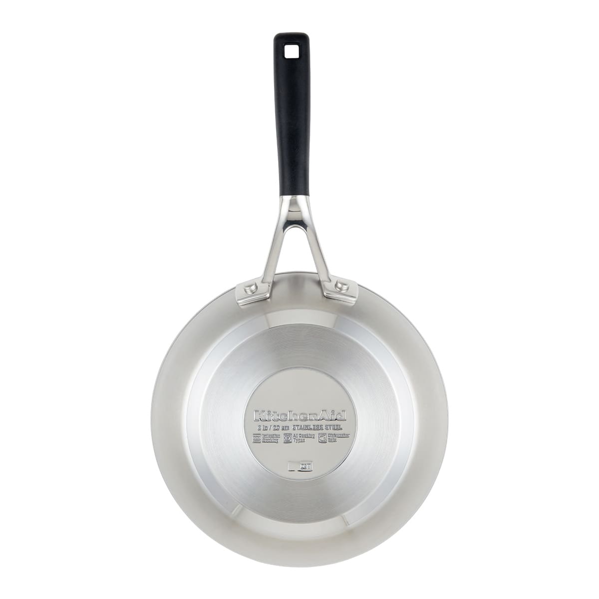 Set de sartenes KitchenAid 24 y 30 cm - acero inoxidable y placa de inducción - Imagen 2