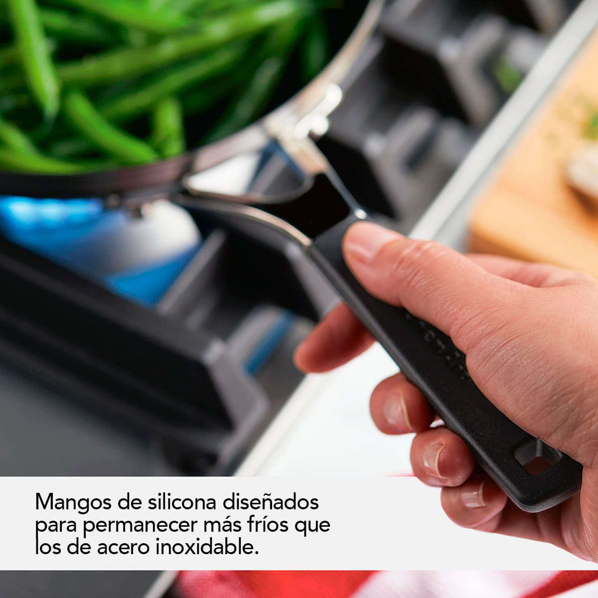 Set de sartenes KitchenAid 24 y 30 cm - acero inoxidable y placa de inducción - Imagen 7