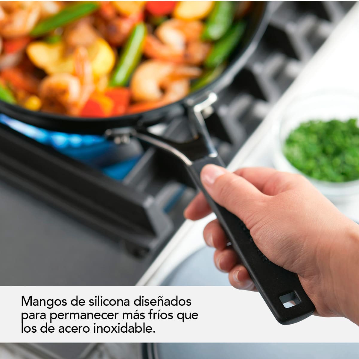 Set de sartenes KitchenAid 21 y 25 cm - anodizado duro, antiadherente - Imagen 6