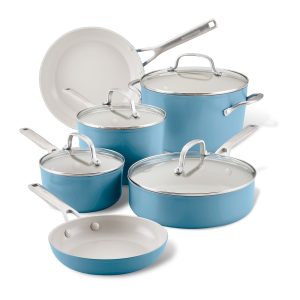 84815-01 juego de ollas kitchenaid 10 piezas anodizado duro