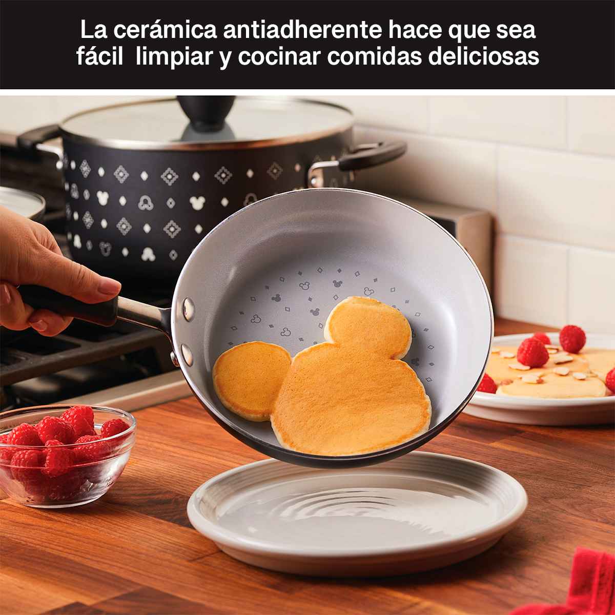 Sartén Farberware 20 cm Disney Home Monochrome - antiadherente cerámico - Imagen 6
