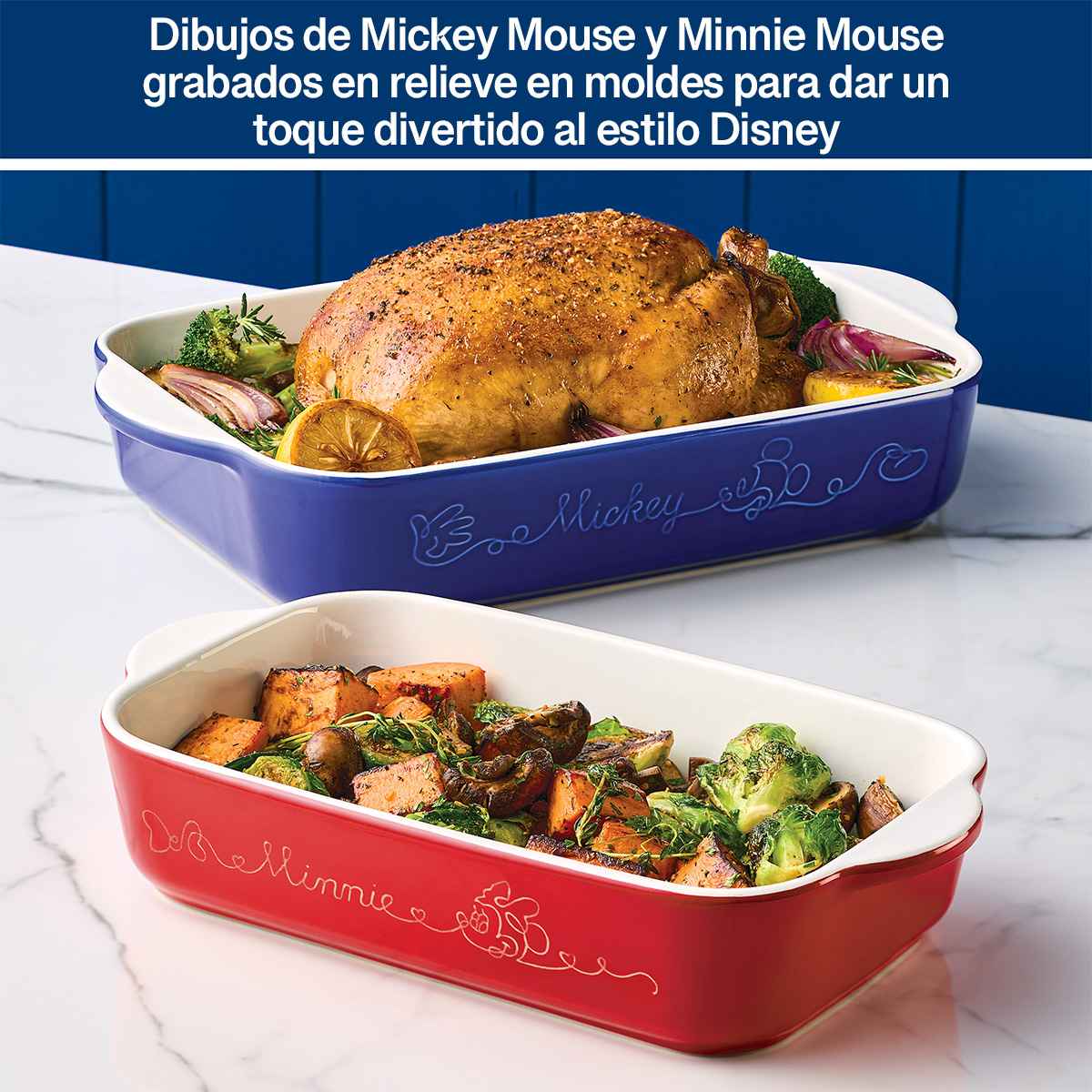 Set de moldes para hornear Disney Home Bon Voyage en cerámica - Imagen 7