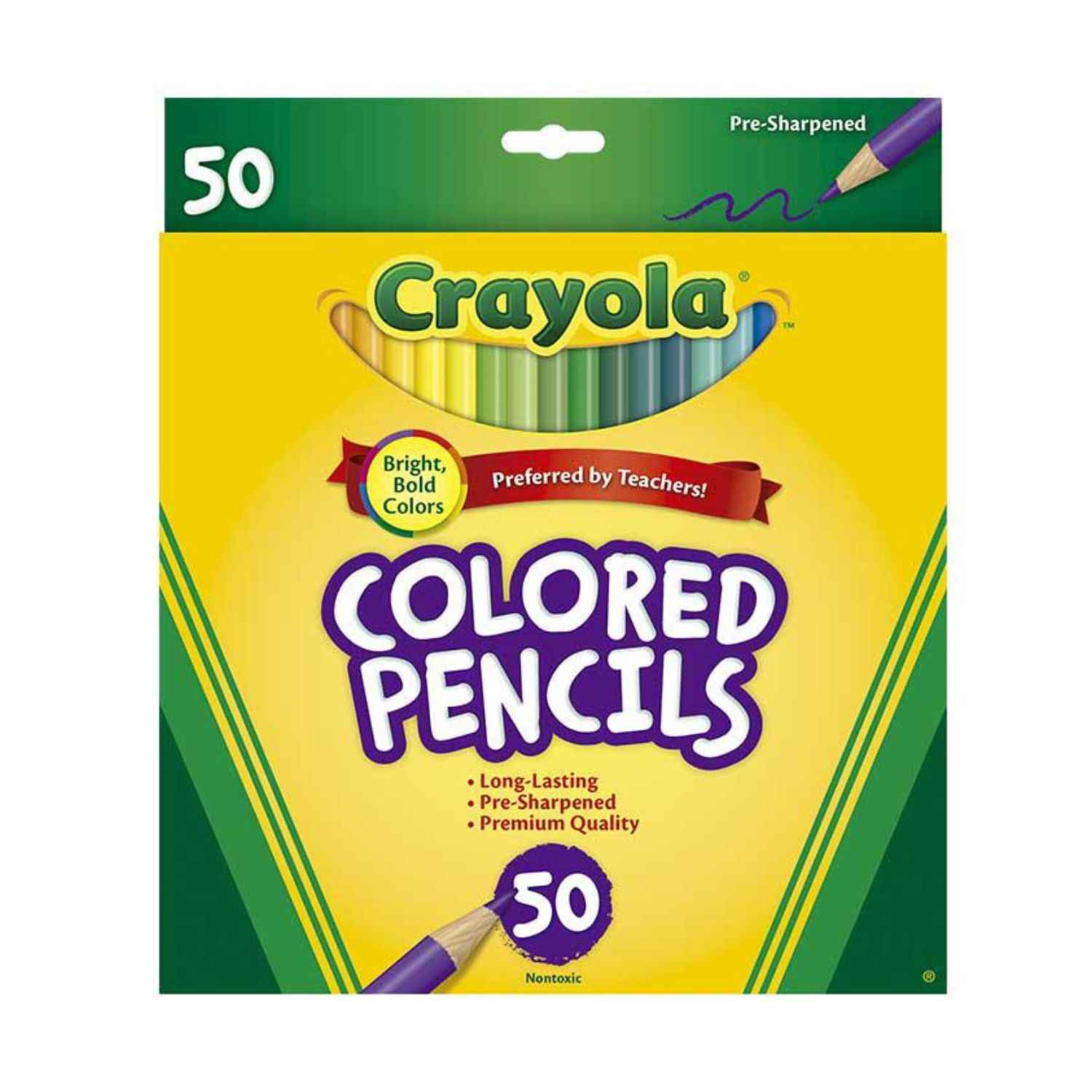 colores crayola largos x50