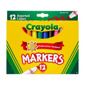 marcadores crayola broad line x12