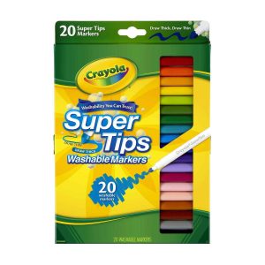 marcadores crayola super tips x20
