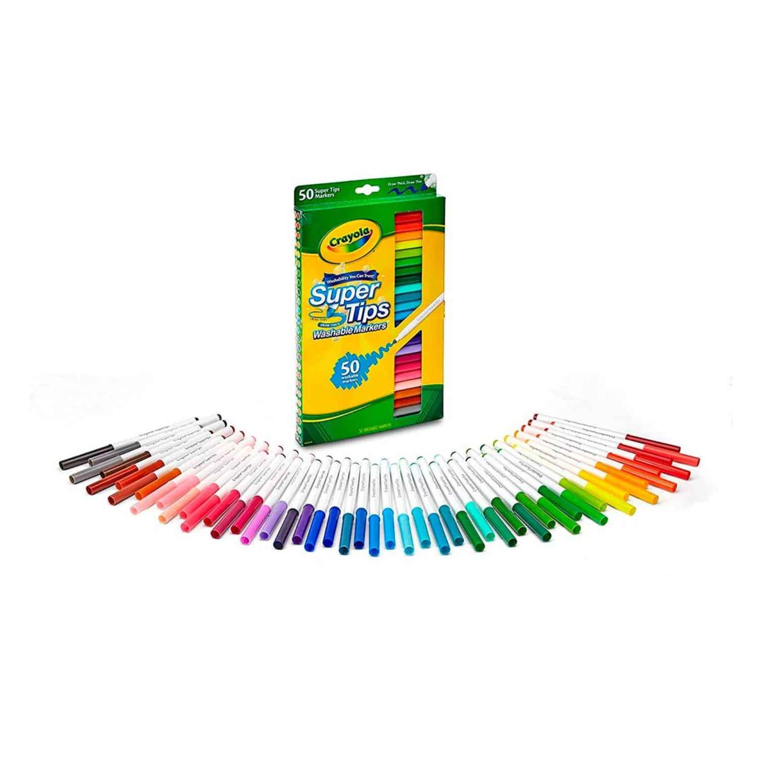Marcadores Crayola Super Tips x50 - Imagen 4