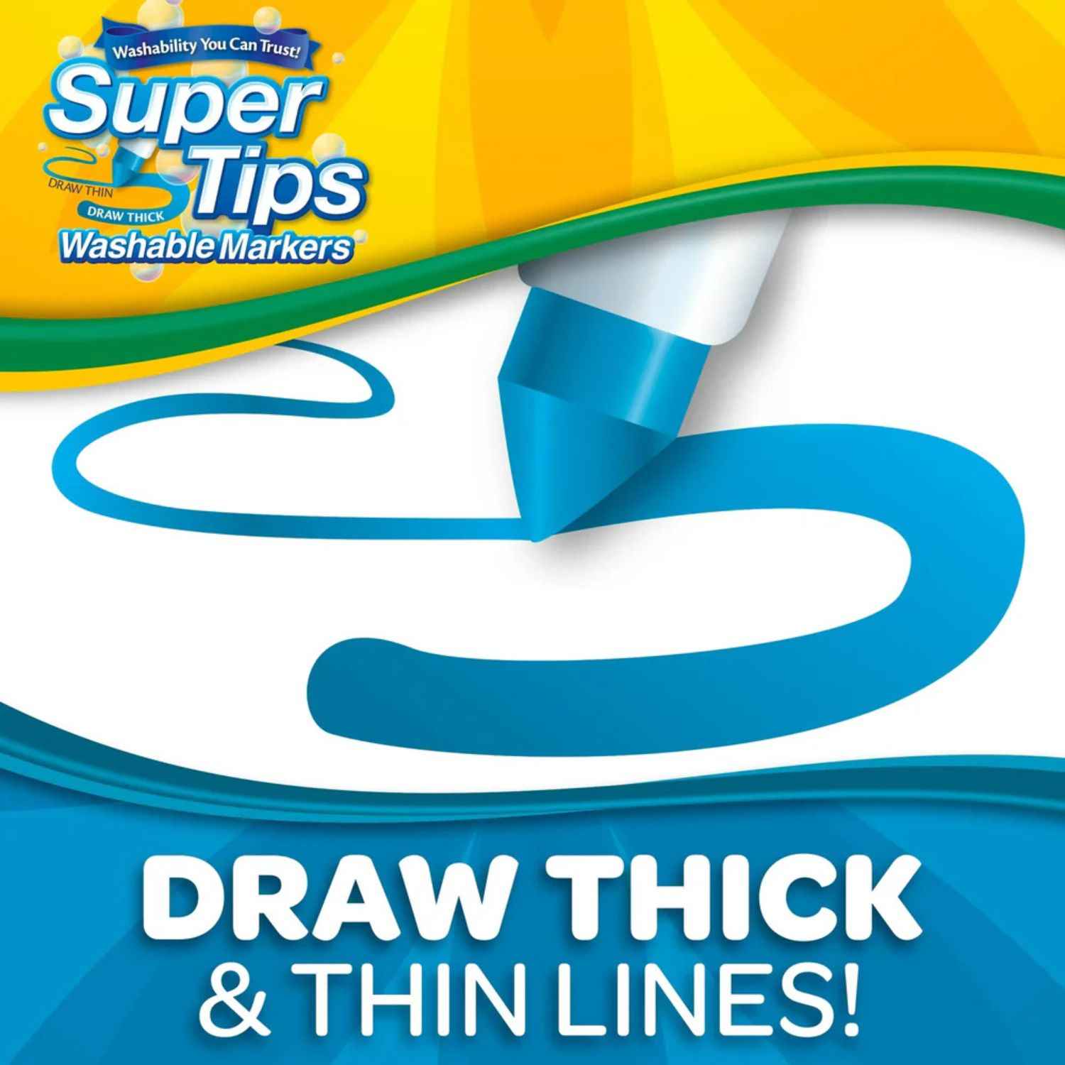 Marcadores Crayola Super Tips x50 - Imagen 6