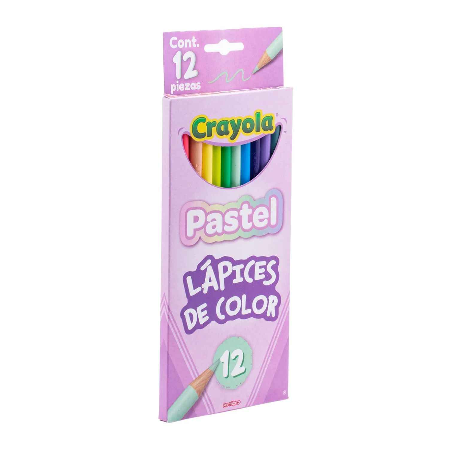 Colores Crayola pastel largos x12 - Imagen 3