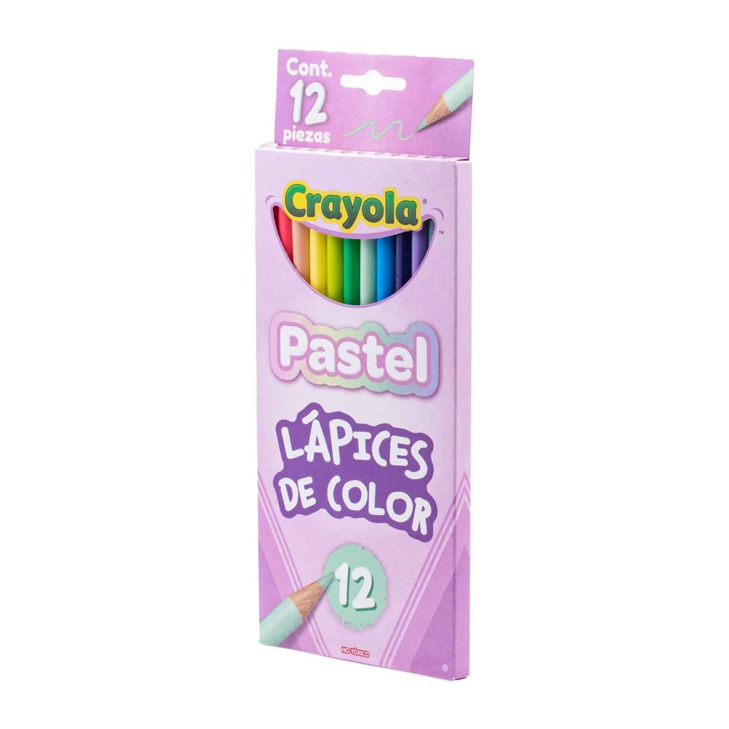 Colores Crayola pastel largos x12 - Imagen 4