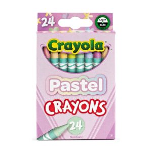 crayones crayola pastel delgados x24