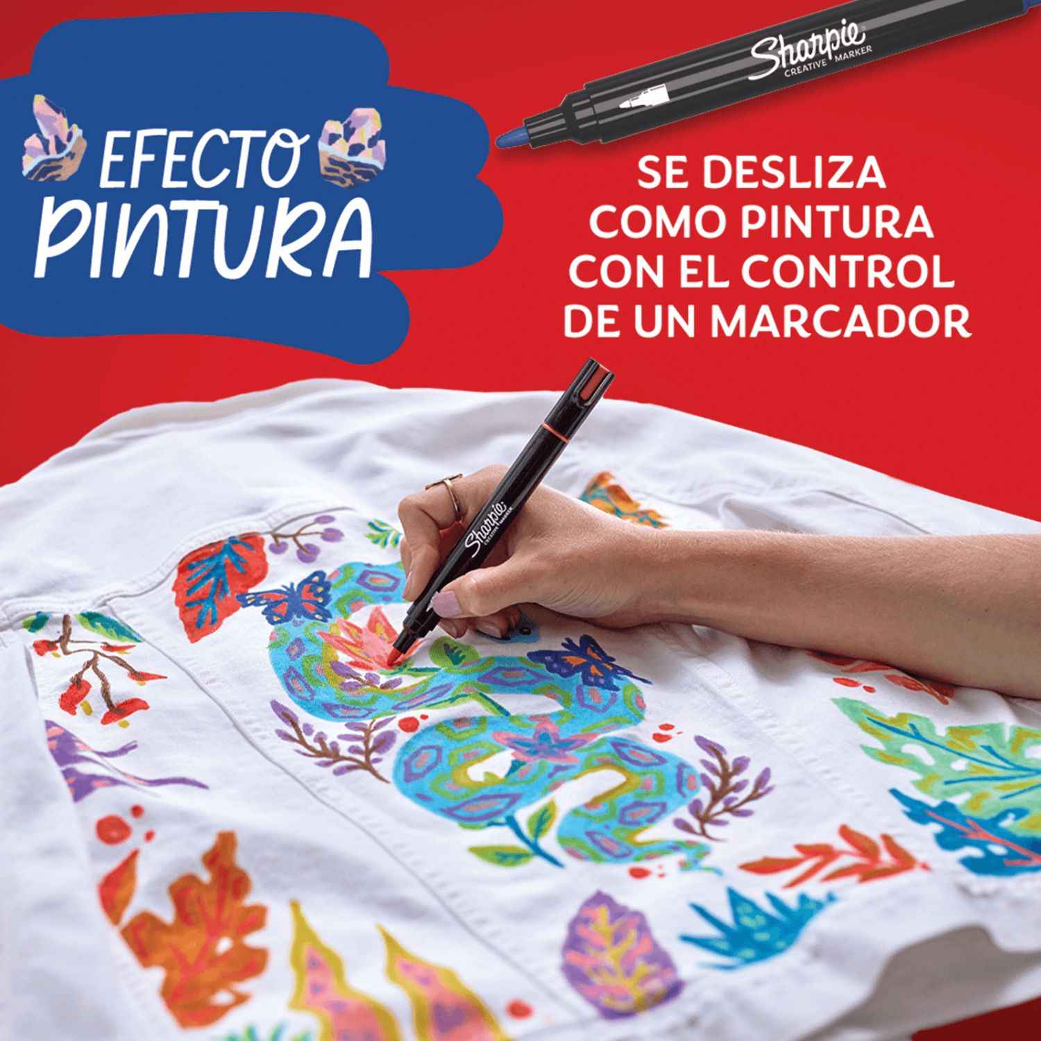 Marcadores acrílicos Sharpie punta fina Multicolor x12 - Imagen 5
