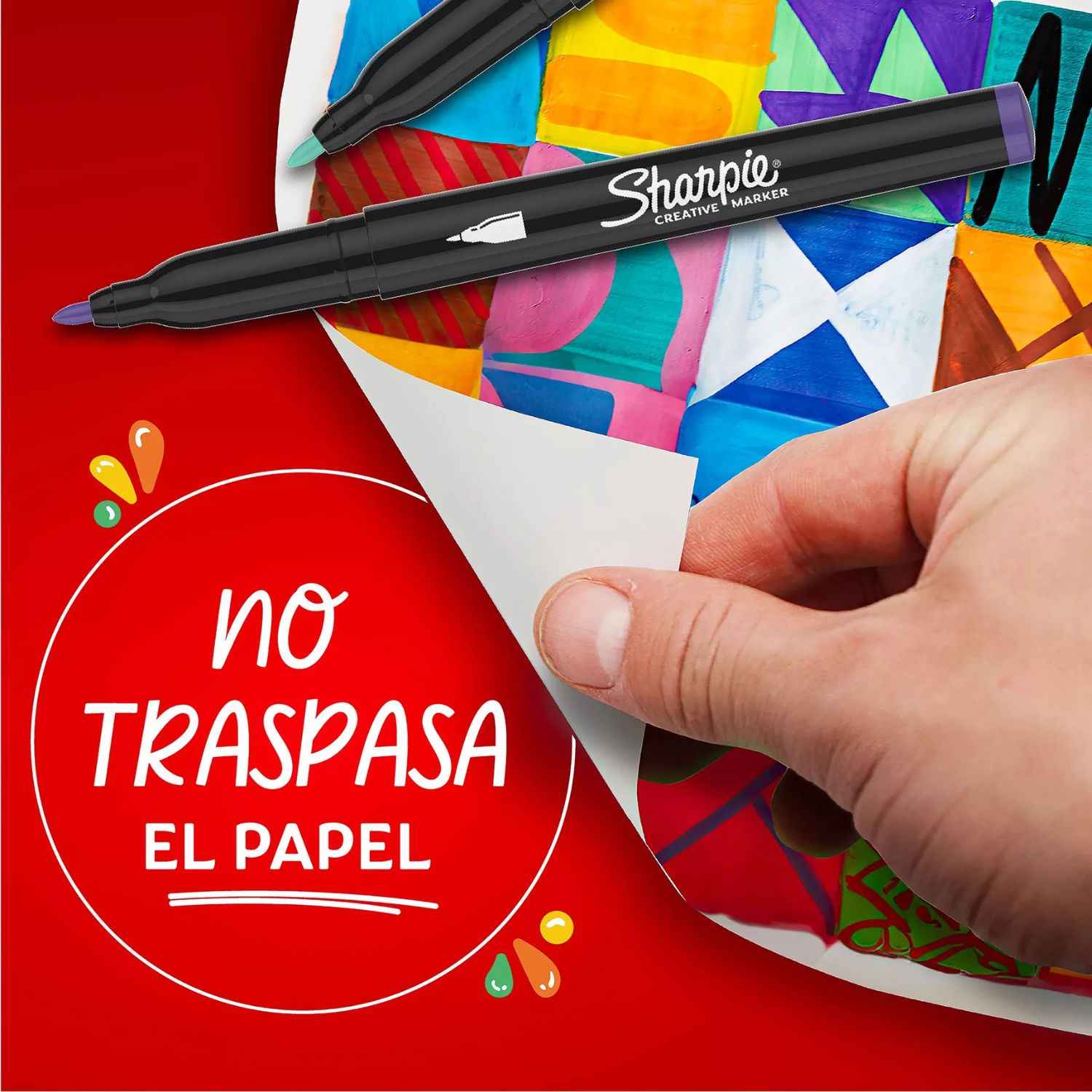 Marcadores acrílicos Sharpie punta fina Naturaleza x12 - Imagen 7