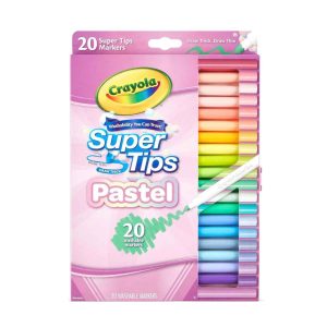 marcadores crayola super tips pastel