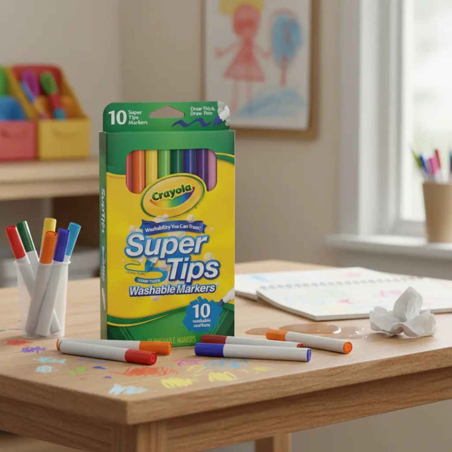 Marcadores Crayola Super Tips x10 - Imagen 6
